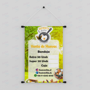 Pendón Colgante 50x90cm