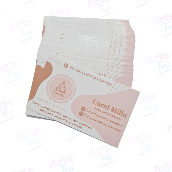 Tarjetas de presentación impresión 1 lado - Imagen 2